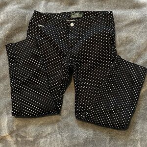 Black Polka Dot Pants